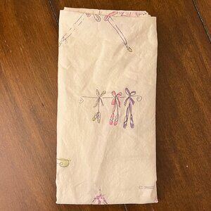 Pottery Barn Kids Ruby Pillowcase Ballerina 100% Cotton NEW